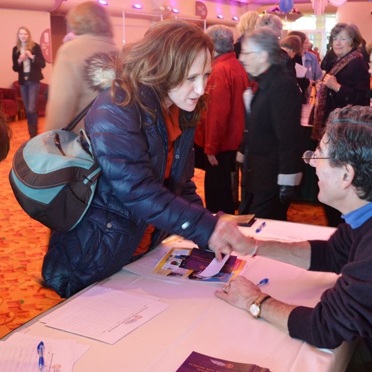 Richard Davidson at book signing